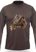 Art. nº 182-2 - ref. 122504-2 Camiseta marrón Becada 3D M/Larga