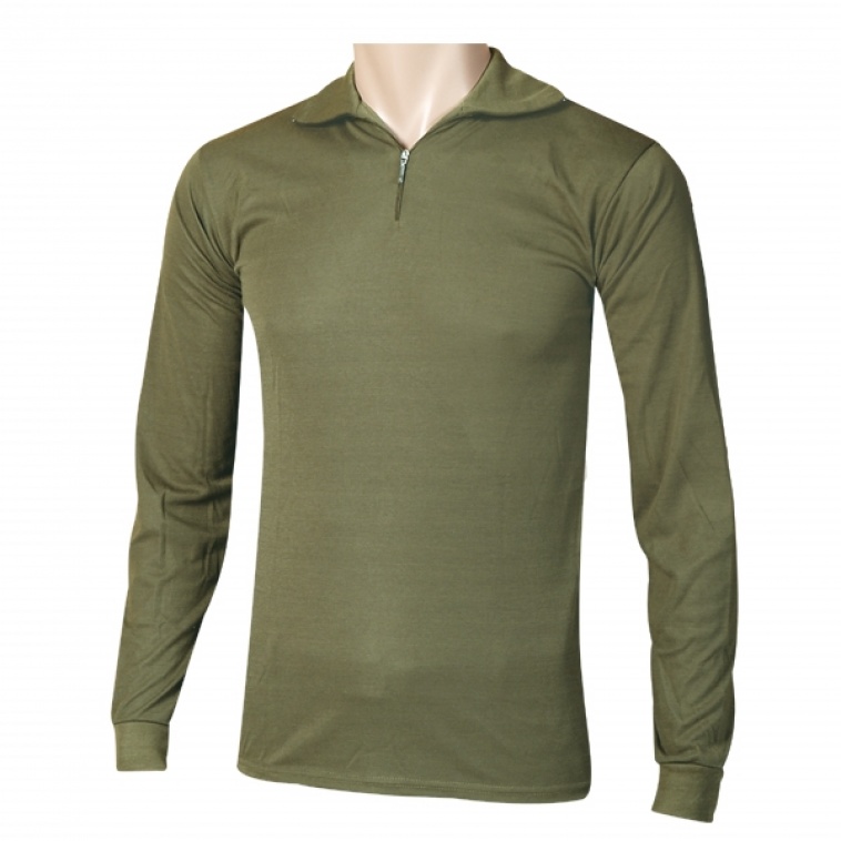 Art. nº 102 - Camiseta jersey cuello alto y cremallera