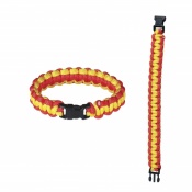 Art. 134 - Pulsera paracord 2.20 metros bandera de España