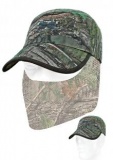 Art. nº 90 B - Visera partida de camuflaje, reversible a naranja con protector delantero